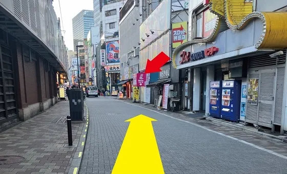 mほど直進します。